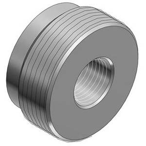 T&B® 604-TB Threaded Conduit Reducer, 1-1/4 to 1/2 in, For Use With Rigid/IMC Conduits, Steel