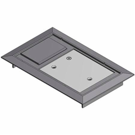 Rectangle, Thomas & Betts Corporation 664-CST-SW-GRY Floor Box Cover