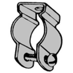 Steel City® 6H0-B 6H-B Conduit Hanger, 1/2 x 3/8 to 1/2 in, For Use With 1/2 to 4 in EMT, Rigid and Pipe Conduits, Steel, Electro Galvanized