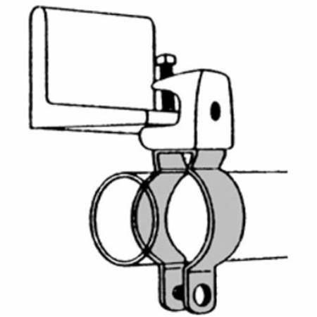 Steel City® 6H0-B 6H-B Conduit Hanger, 1/2 x 3/8 to 1/2 in, For Use With 1/2 to 4 in EMT, Rigid and Pipe Conduits, Steel, Electro Galvanized