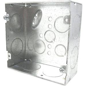 42 Cu Inch, 13-Knockout, Thomas & Betts Corporation 72171_1 Square Outlet Box