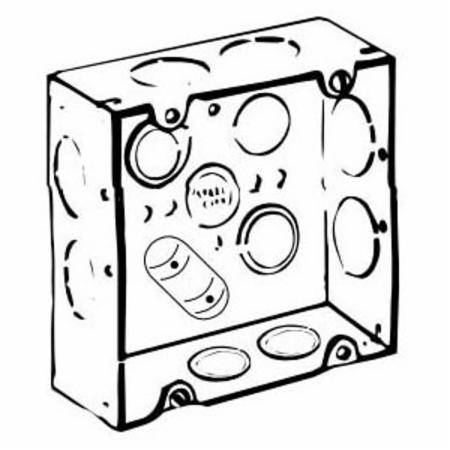 42 Cu Inch, 13-Knockout, Thomas & Betts Corporation 72171_1 Square Outlet Box