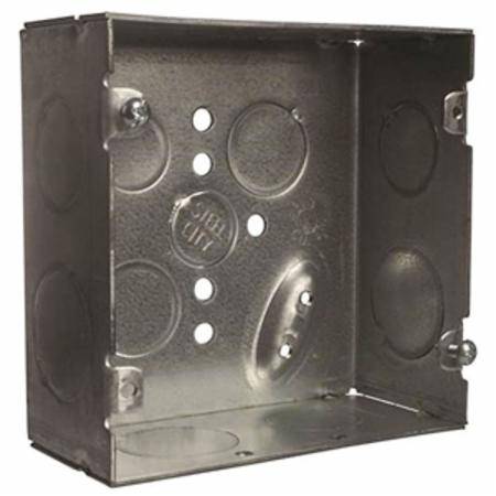 42 Cu Inch, 16-Knockout, Thomas & Betts Corporation 72171_3/4-1 Square Outlet Box