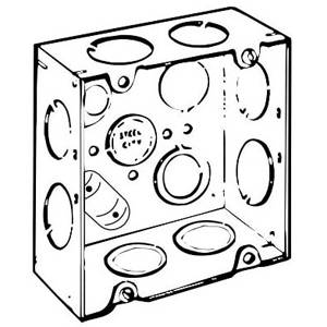 42 Cu Inch, 16-Knockout, Thomas & Betts Corporation 72171_3/4-1 Square Outlet Box