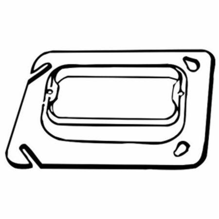 4-11/16", Thomas & Betts Corporation 72C13 Square Outlet Box Cover, Raised