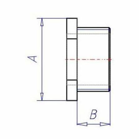3/4" Thomas & Betts Corporation 843-TB CHASE® Rigid/IMC Nipple