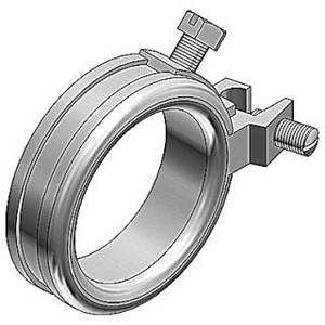 T&B® Blackjack® BG075-14-4 Grounding Bushing, 14 to 4 AWG AC Cable, 3/4 in Trade, Malleable Iron, Zinc Plated