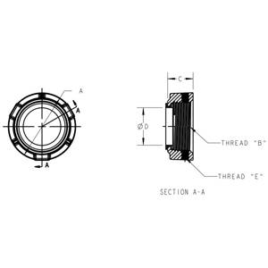 1" Thomas & Betts Corporation BI-903 Rigid/IMC Bushing
