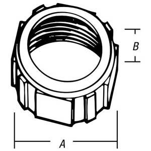 3/4" Thomas & Betts Corporation BU-402 Rigid/IMC Bushing