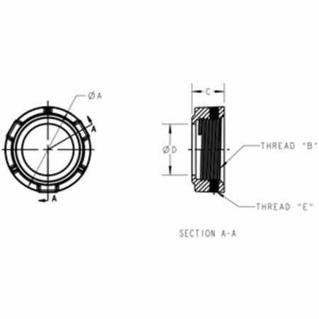 3/4" Thomas & Betts Corporation BU-402 Rigid/IMC Bushing