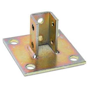 3" Post Thomas & Betts Corporation B-924SQ Channel Post Base Connector