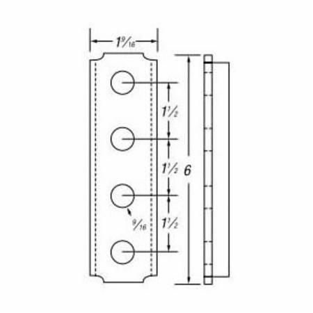 1-1/2" x 3/4" Thomas & Betts Corporation B-948 Channel Brace Joiner