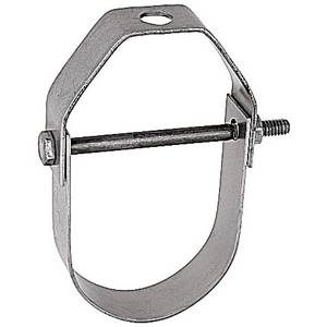 Superstrut® C710-1/2 C710 Adjustable Light Duty Clevis Hanger, 1/2 in Pipe, 1-7/8 in Rod, 610 lb Load, Steel, GoldGalv®