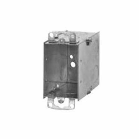18 Cu Inch, 9-Knockout, Thomas & Betts Corporation CY-1/2 Metallic Switch Box, 1-Gang