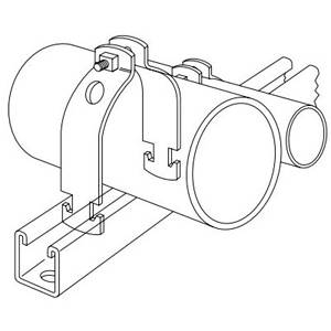2" Thomas & Betts Corporation C-200-2 Angler® Channel Pipe/Conduit Clamp