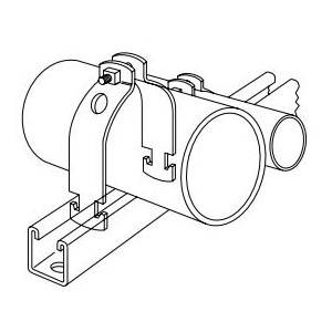 3/4" Thomas & Betts Corporation C-200-3/4 Angler® Channel Pipe/Conduit Clamp
