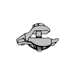 1-1/2" to 1.9" Jaw,, Thomas & Betts Corporation EC-1-1/2 Beam Clamp