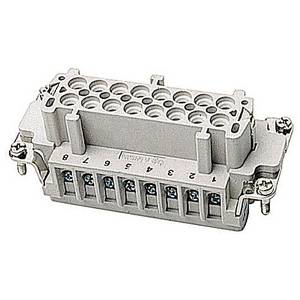 Pos-E-Kon® FS116B B Series Standard Terminal Insert, 16 Positions, 20 to 14 AWG Wire, Female Screw Connection, Glass Filled Thermoplastic