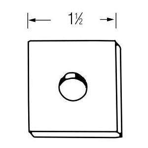 1-1/2" x 1-1/2" x 3/16" Thomas & Betts Corporation H-119-C Channel Washer