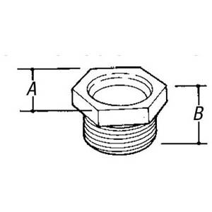 1-1/4" Thomas & Betts Corporation HA-204 CHASE® Rigid/IMC Nipple