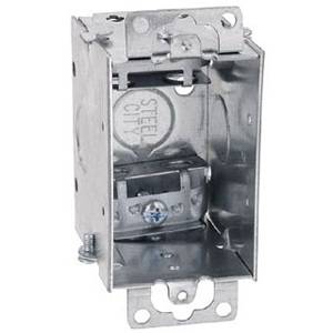 12.5 Cu Inch, 5-Knockout, Thomas & Betts Corporation LXOW-25 Switch Box, 1-Gang