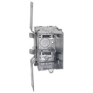 12.5 Cu Inch, 7-Knockout, Thomas & Betts Corporation LXV-25 Switch Box, 1-Gang