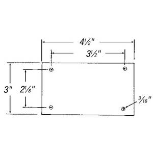 Rectangular, Thomas & Betts Corporation P-64-DS-AL MopTite™ Floor Box Cover Plate, 2-Gang