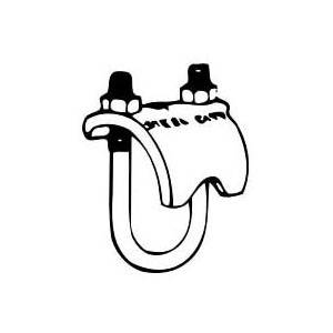 4" to 4.5" Jaw,, Thomas & Betts Corporation RC-4SC Beam Clamp