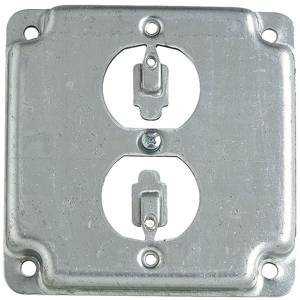 4", Thomas & Betts Corporation RS-12 Square Box Surface Cover, Raised