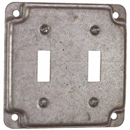 4", Thomas & Betts Corporation RS-5 Square Box Surface Cover, Raised