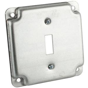 4", Thomas & Betts Corporation RS-9 Square Box Surface Cover, Raised