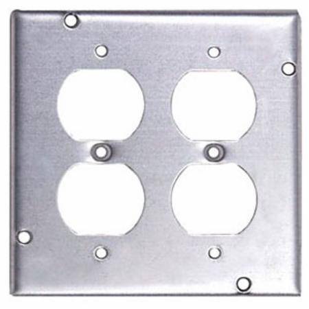 4-11/16", Thomas & Betts Corporation RSL-8 Square Box Surface Cover, Raised
