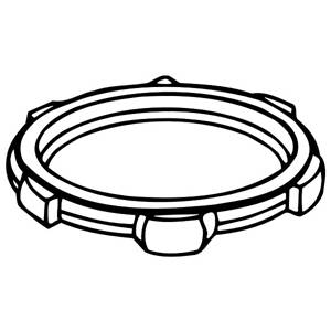 2-1/2" Thomas & Betts Corporation SPLN-107 Rigid/IMC Locknut
