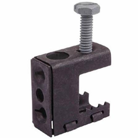 1/2" Jaw, 1/4"-20 TPI or #10-24 TPI, 100 Lb Load Rated, Thomas & Betts Corporation SSF-BBC Beam Clamp