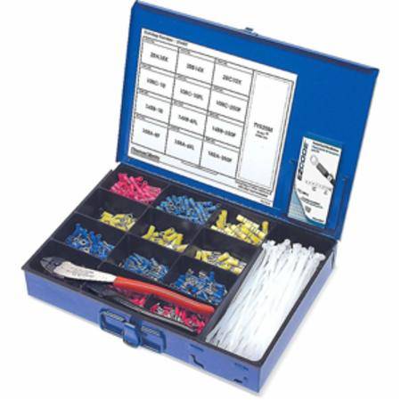 Sta-Kon® STAKIT Multi-Color Crimping Terminal Tool Kit, 12 Pieces, Metal