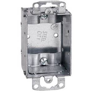 7.5 Cu Inch, 6-Knockout, Thomas & Betts Corporation SWB-25 Switch Box, 1-Gang