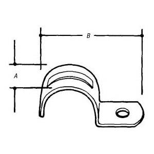 2" Thomas & Betts Corporation TS-106 EMT Strap