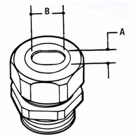 2" Thomas & Betts Corporation WT206D Service Entrance Cable Connector