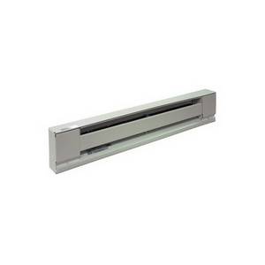 TPI H2925120S 2900S 1-Phase Standard Electric Baseboard Convection Heater, 8532/6375 Btu/hr Capacity, 208/240 VAC, 2500/1875 W Power Rating, Wall Mount