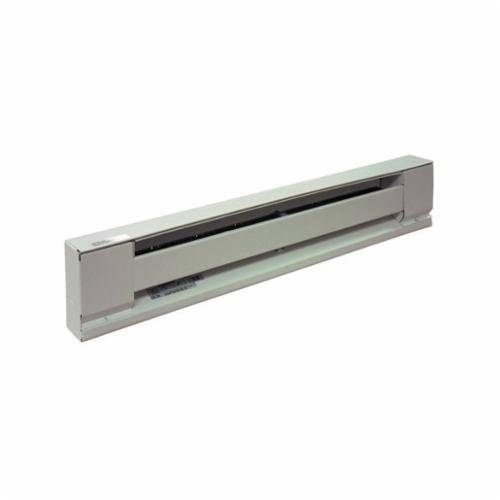 TPI H2925120S 2900S 1-Phase Standard Electric Baseboard Convection Heater, 8532/6375 Btu/hr Capacity, 208/240 VAC, 2500/1875 W Power Rating, Wall Mount