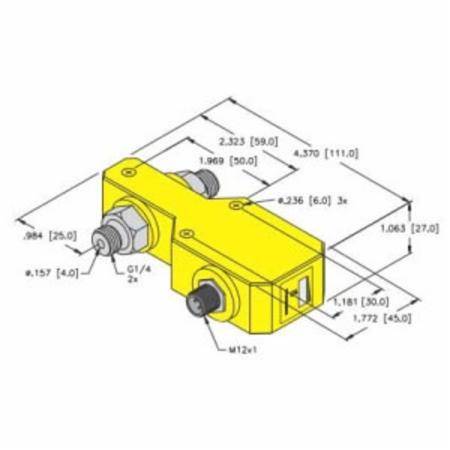 Turck, Inc. 6870641 In-Line Flow Monitor