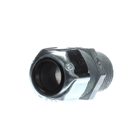 T&B® 2523 Ranger® Liquidtight Strain Relief Cord Connector, 1/2 in Trade, 0.45 to 0.56 in Cable Openings, Die Cast Zinc, Zinc Plated