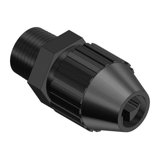 T&B® 2828 UF-Cable Fitting, 3/4 in Knockout, 0.525 x 0.19 in to 0.675 to 0.28 in Clamp Opening, Nylon