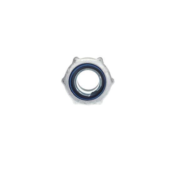 T&B® 5232AL Non-Insulated Straight Conduit Connector, 1/2 in Trade, Aluminum, Clear Chromate Coated/Zinc Plated