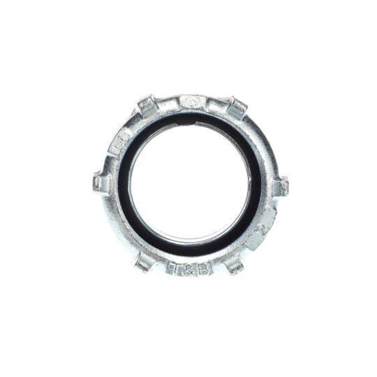 T&B® 5237 Non-Insulated Straight Conduit Connector, 2 in Trade, Steel, Chromate Coated/Electro-Zinc Plated