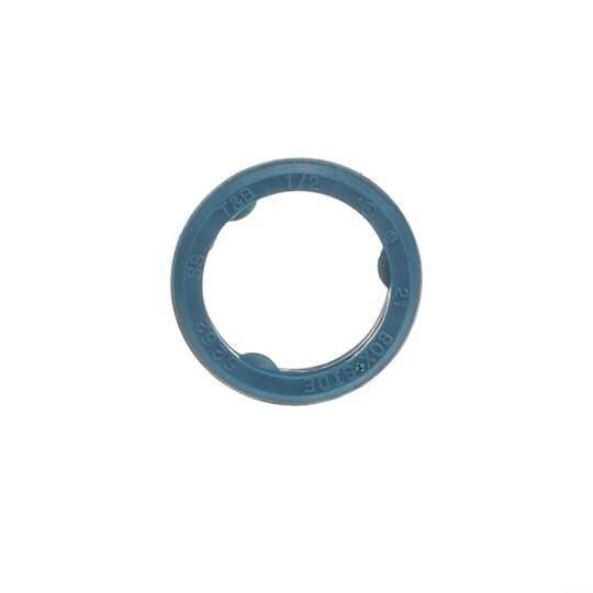 T&B® 5262 Sealing Gasket With Retainer, Santoprene™ Sealing, 1/2 in, For Use With Liquid Tight Flexible Metal Conduits, 316 Stainless Steel