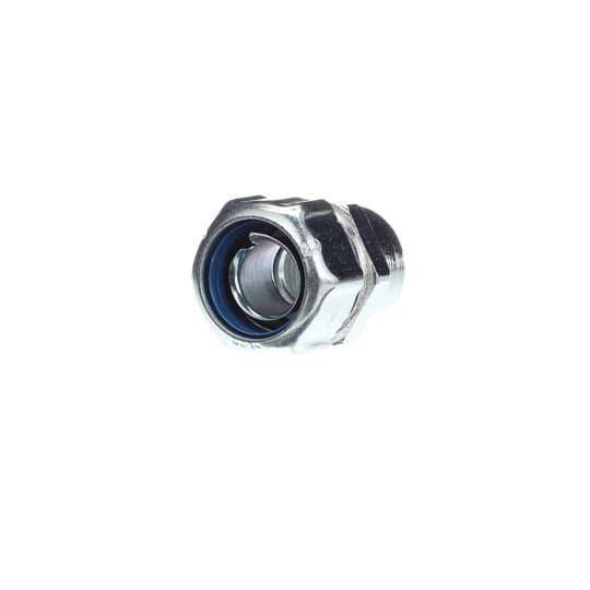 T&B® 5272 Straight Female Hub Adapter, 1/2 in Trade, Steel, Chromate Coated/Electro-Zinc Plated