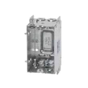 T&B® BC2004-LH 4-End Pryout Non-Gangable Device Outlet Box, 18.5 cu-in Capacity, 3-3/4 in H x 2-3/16 in W x 2-3/4 in D