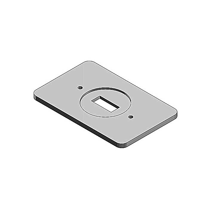 T&B® DS32-TB FS/FD Device Box Cover, Sheet Steel