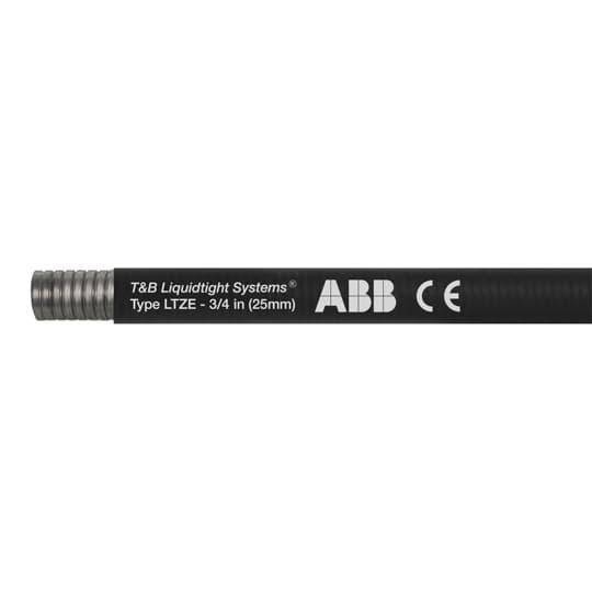 T&B® Industrial Fitting Liquidtight Systems™ LTZES02G-L Type LTZE Liquid Tight Flexible Metal Conduit With PVC Jacket, 1/2 in Trade, 0.622 in ID x 0.84 in OD, 1000 ft L, Steel